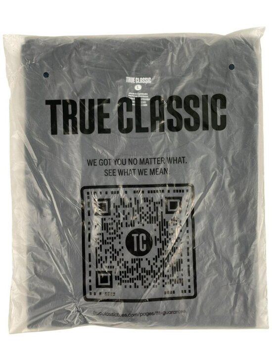 True Classic Other - True Classic Navy Crew Neck T-Shirt Large Soft Cotton Blend Men's Size Large NEW